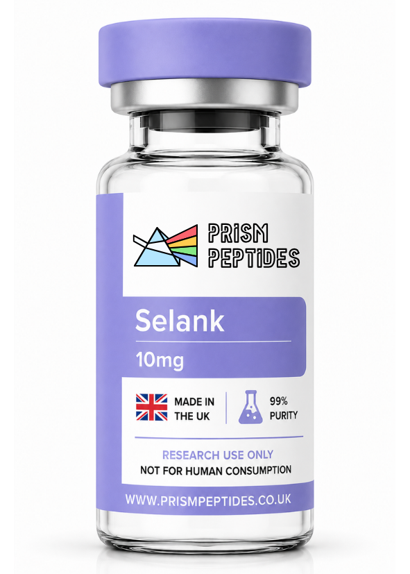 Selank 10mg — Prism Peptides research vial