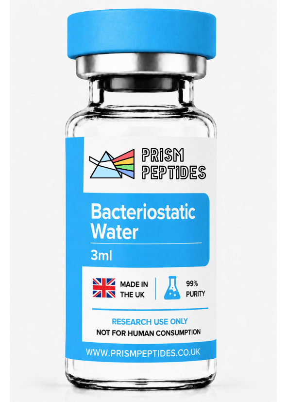Bacteriostatic Water 2 × 3ml — Prism Peptides research vial